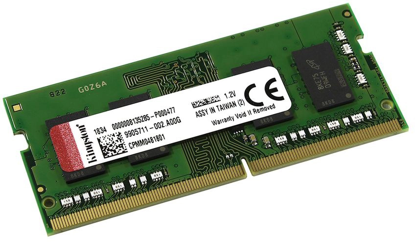 Оперативная память KINGSTON SODIMM DDR4 8GB 2666 MHz (KVR26S19S6/8)