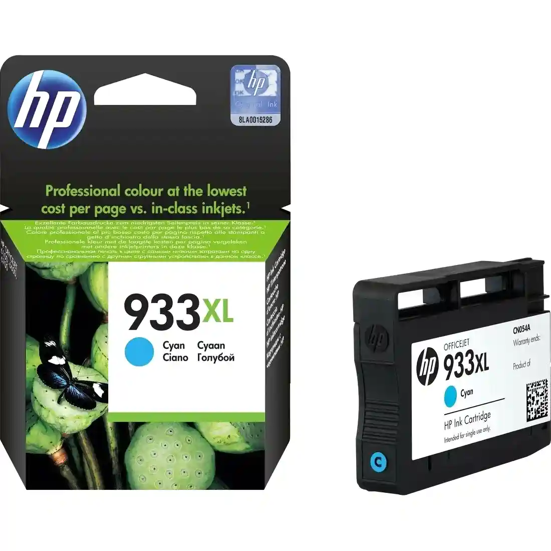 Картридж для струйного принтера HP 933XL Cyan CN054AE