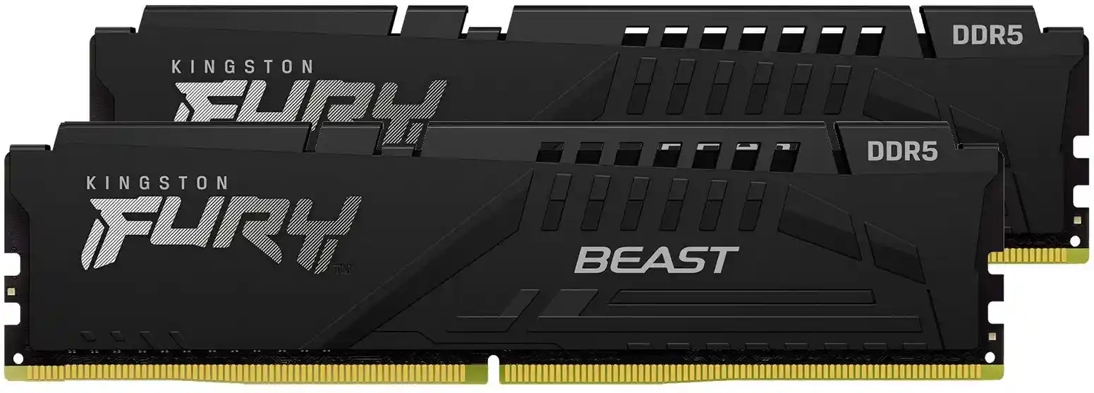 Оперативная память KINGSTON FURY Beast Black DIMM DDR5 16GB (2x8GB) 5200 MHz (KF552C36BBEK2-16)