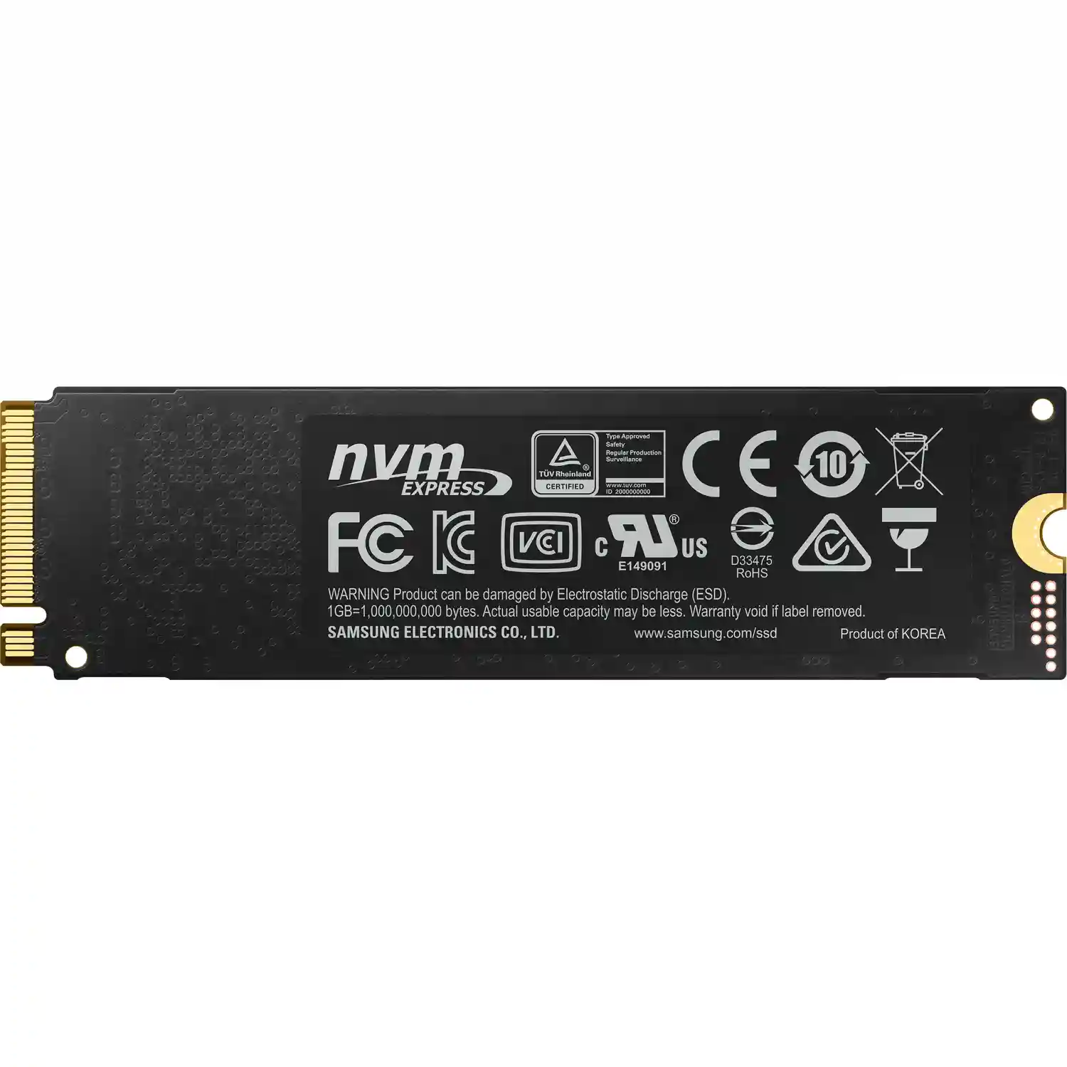 Внутренний SSD диск SAMSUNG 970 EVO Plus 500GB, M.2 (MZ-V7S500BW)