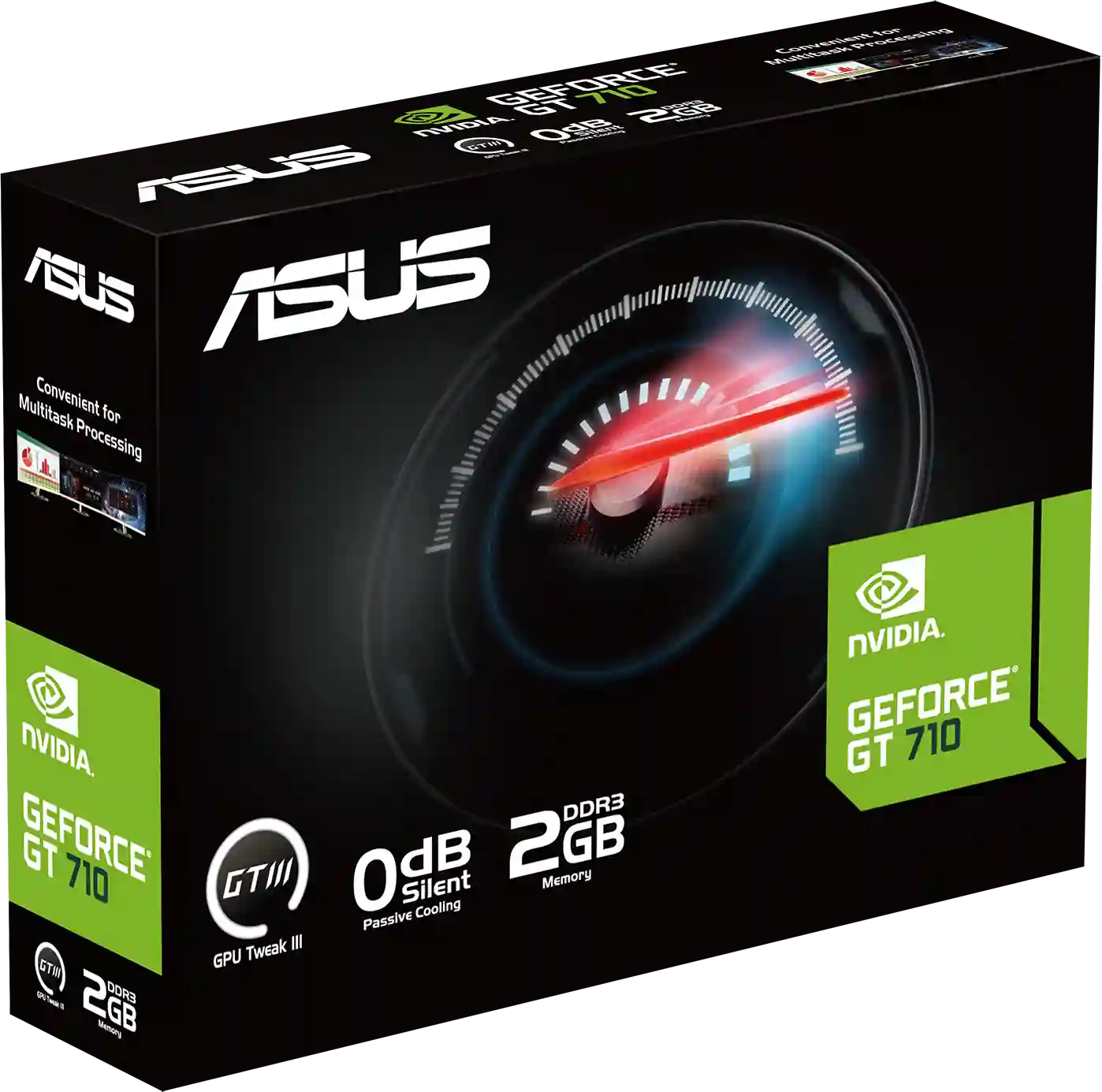 Видеокарта ASUS GeForce GT710 SL 2GD3 BRK EVO 2Gb (90YV0I70-M0NA00)