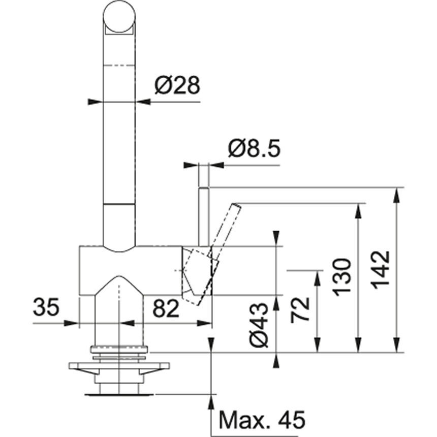 Смеситель FRANKE Active Plus медь (115.0546.115)