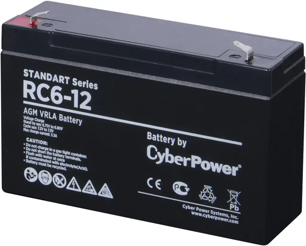 Аккумуляторная батарея CYBERPOWER RC 6-12