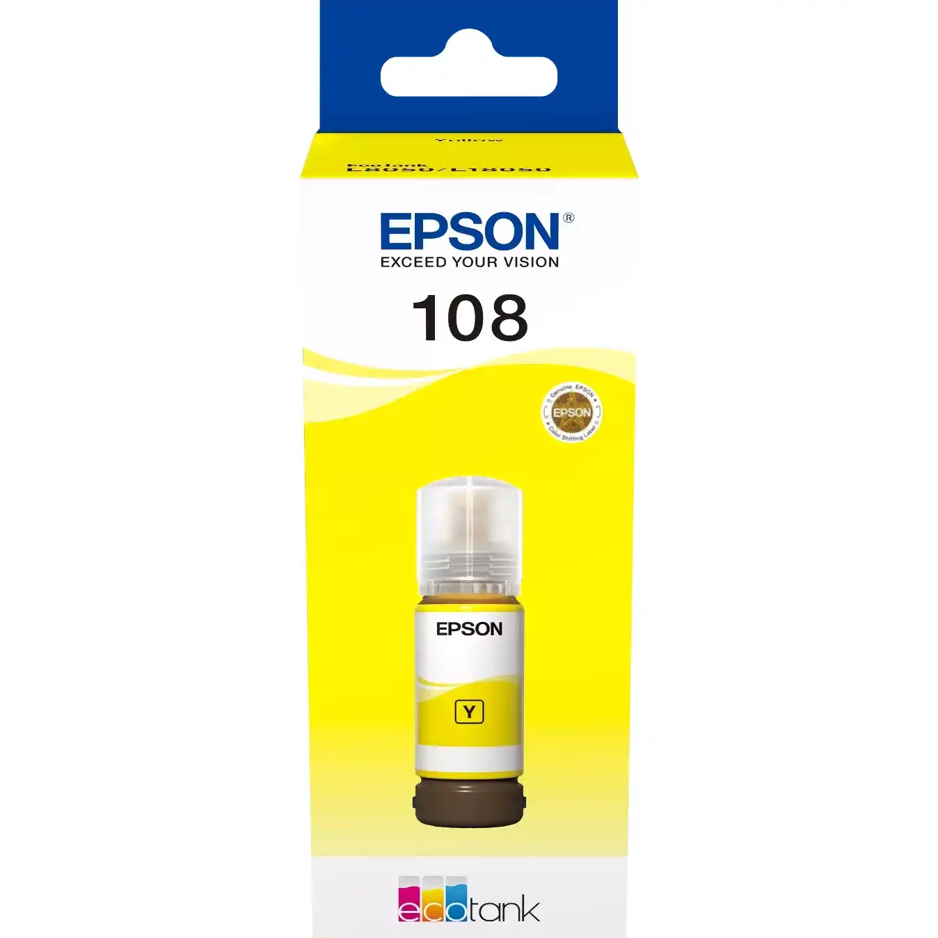 Чернила EPSON 108 Yellow (C13T09C44A)