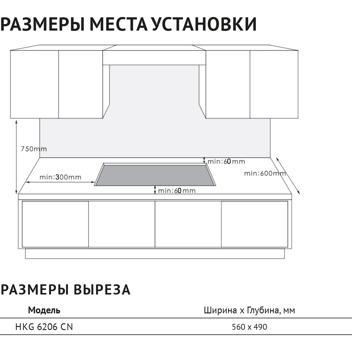 Встраиваемая комбинированная панель KORTING HKG 6206 CN