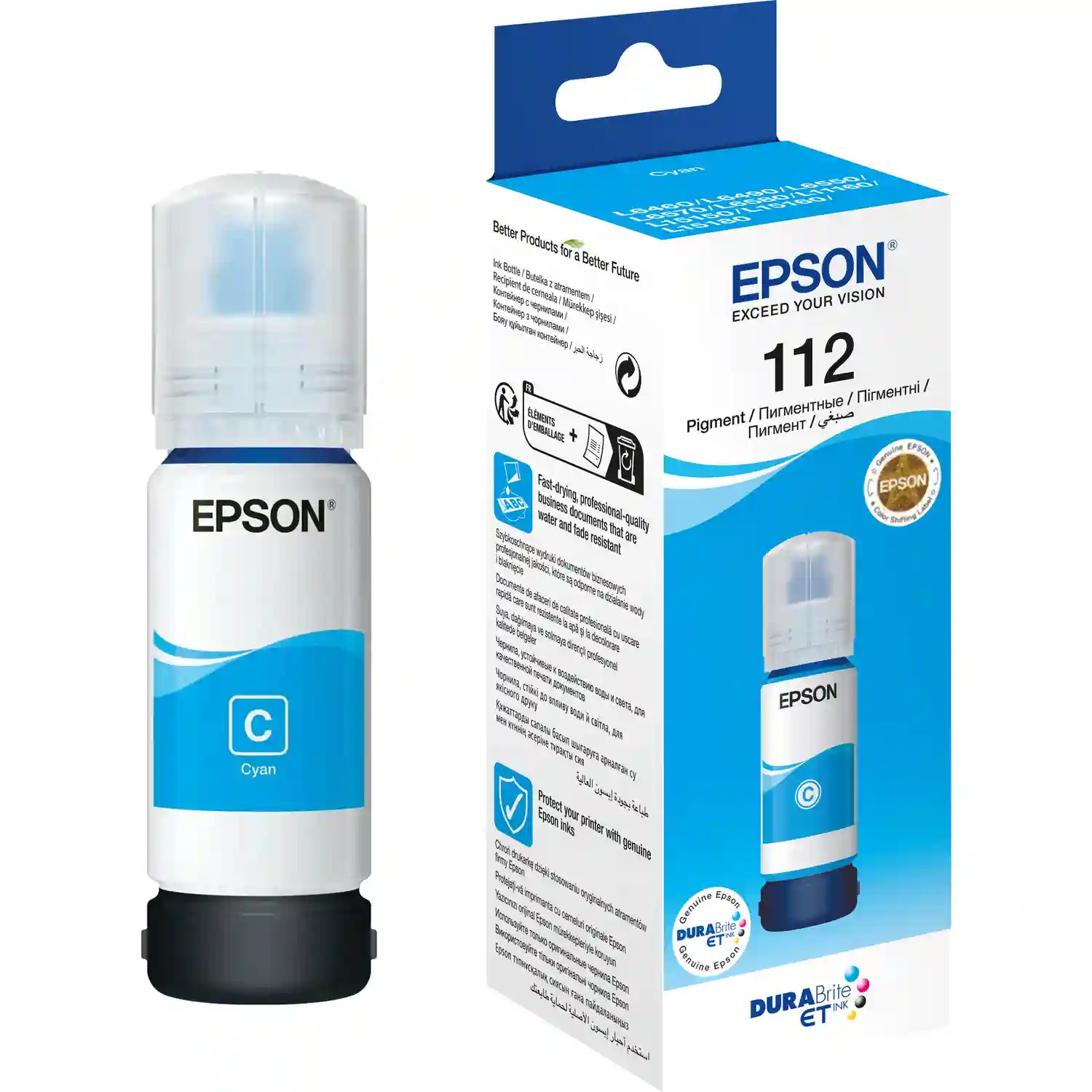 Чернила EPSON T06C2 Cyan (C13T06C24A)