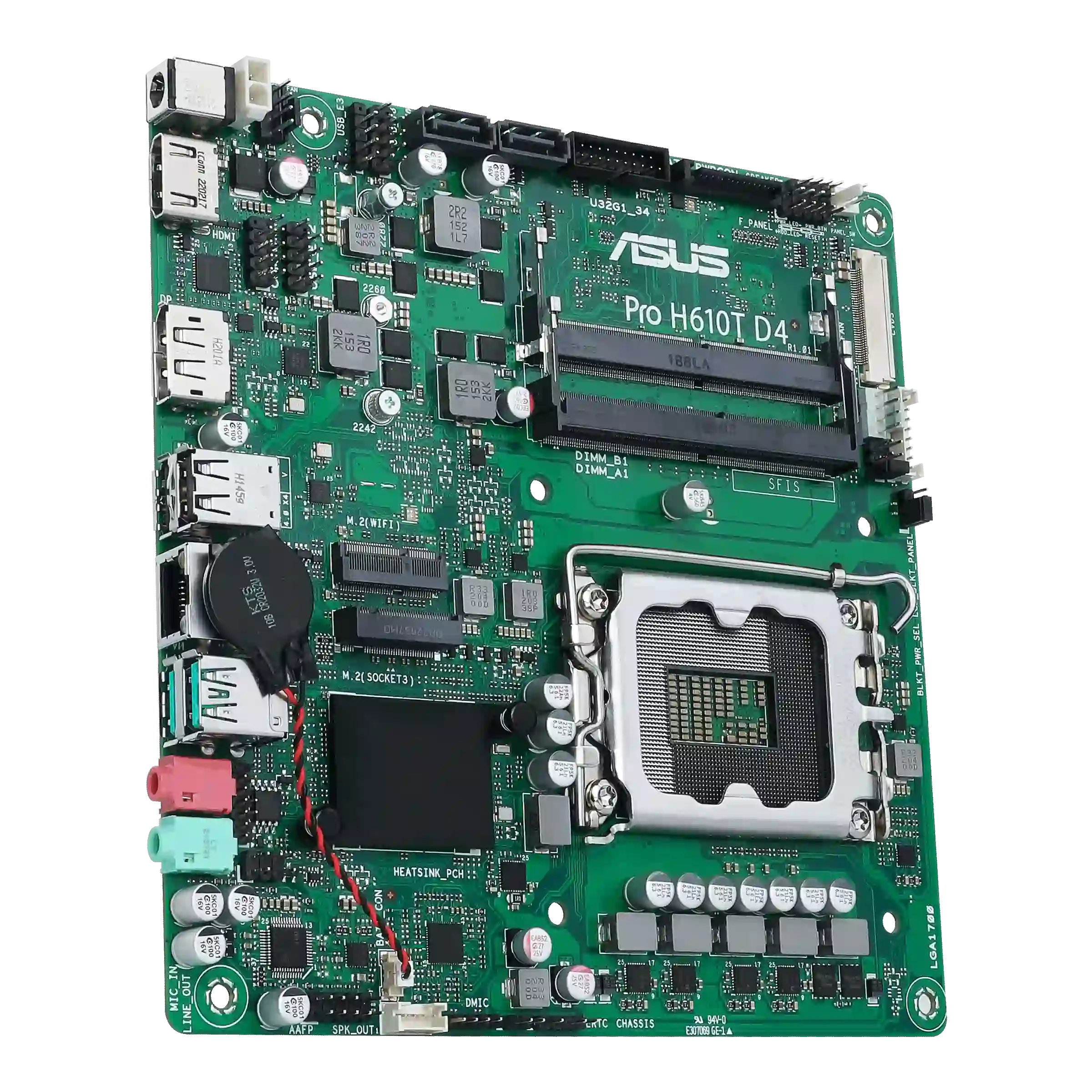 Материнская плата ASUS Pro H610T D4-CSM (90MB1AM0-M0EAYC)