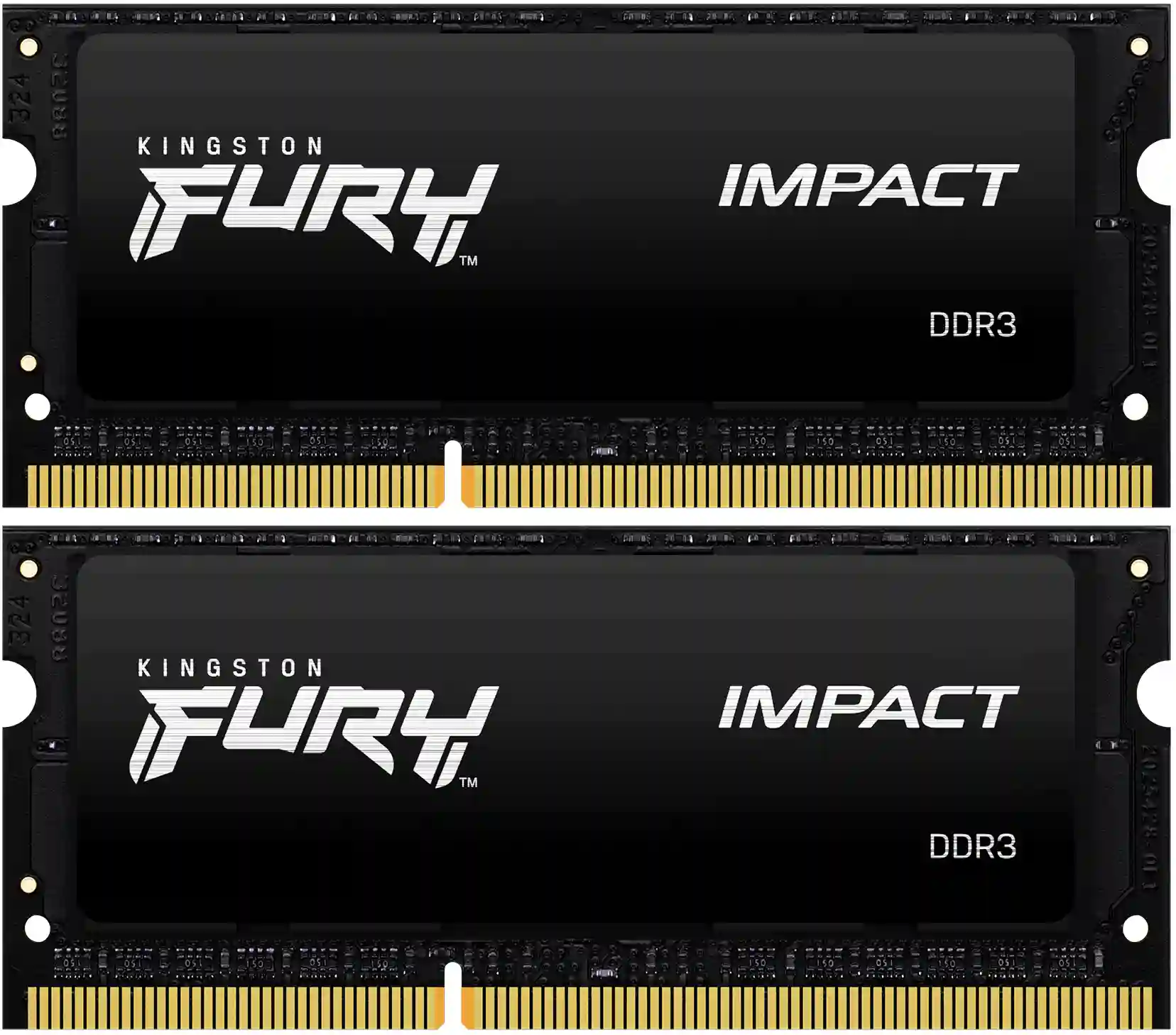 Оперативная память KINGSTON FURY Impact SODIMM DDR3 16GB (2x8GB) 1866 MHz (KF318LS11IBK2/16)