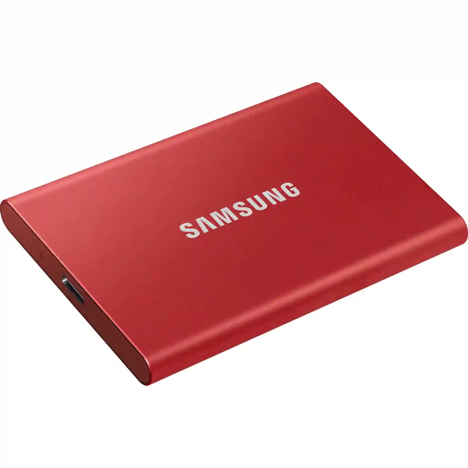 Внешний SSD диск SAMSUNG T7 1TB, USB 3.2, Metallic Red (MU-PC1T0R/WW)