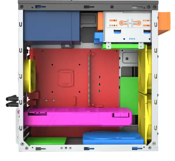 Корпус для ПК без БП FOXLINE FL-702 (FL-702-U32)