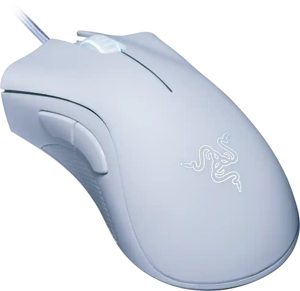 Мышь игровая RAZER DeathAdder Essential, белая (RZR-RZ01-03850200-R3M1)