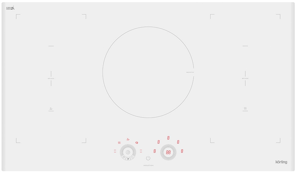 Встраиваемая индукционная панель KORTING HIB 95750 BW, белая