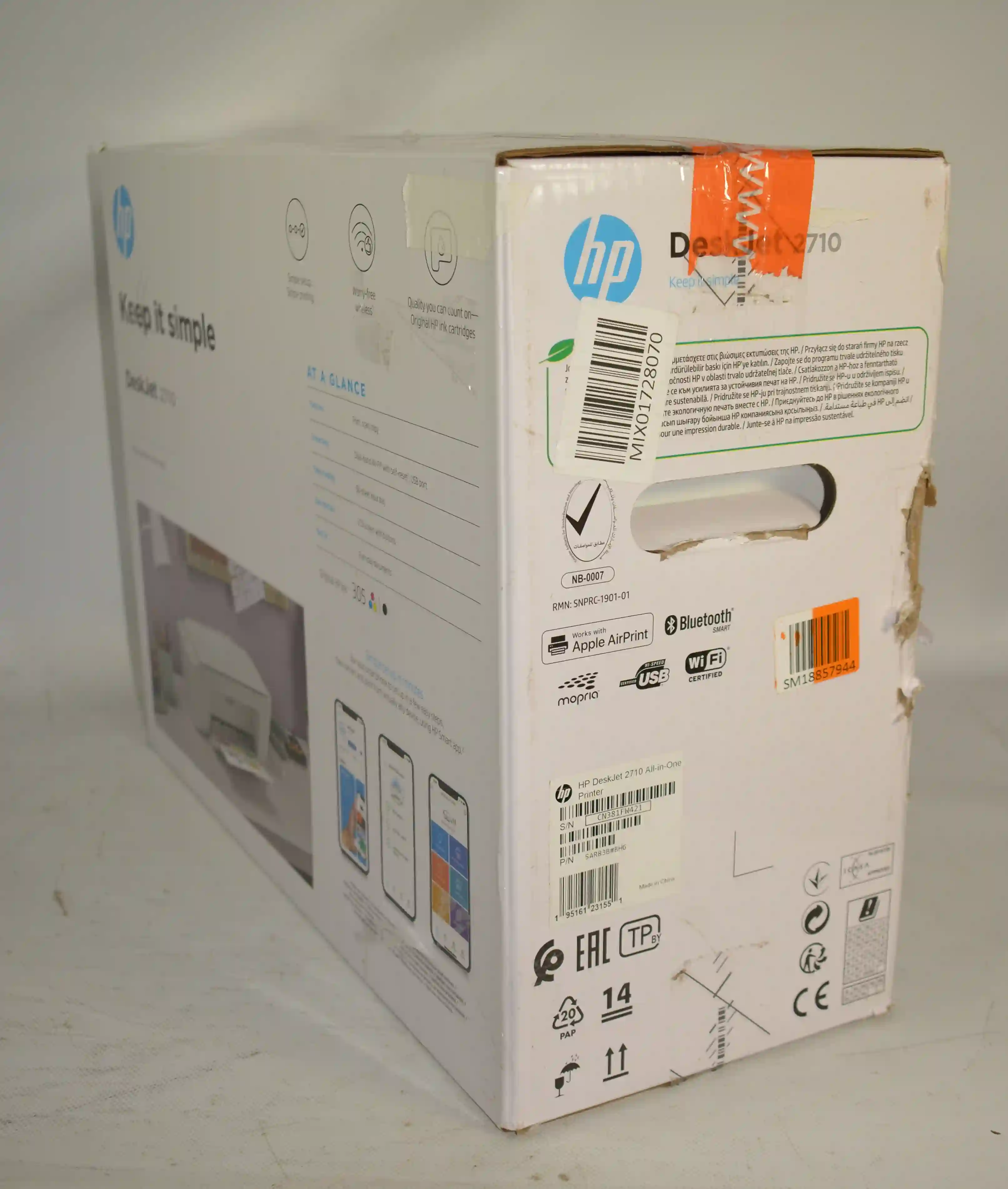 МФУ струйное HP DeskJet 2710 (5AR83B) k6 000009784