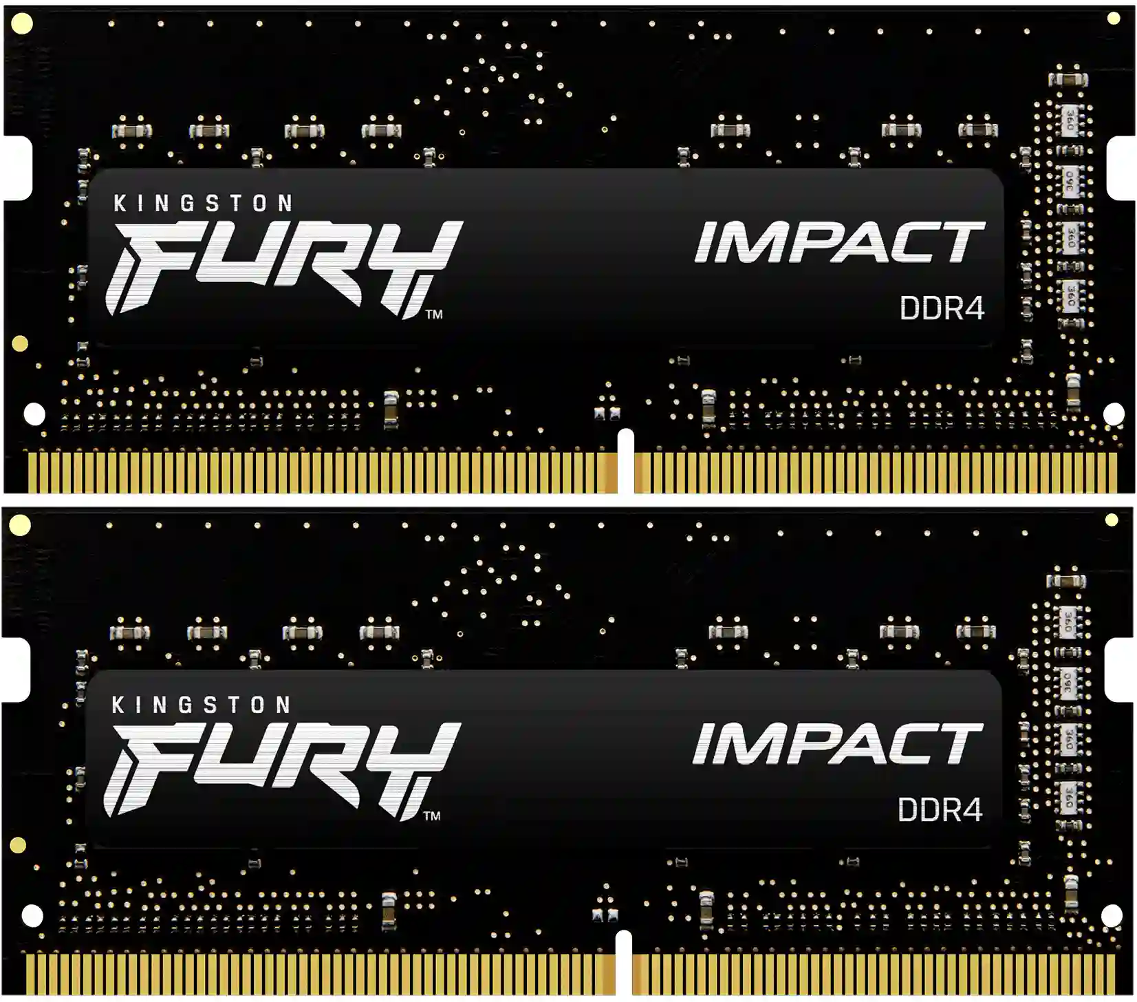 Оперативная память KINGSTON FURY Impact SODIMM DDR4 16GB (2x8GB) 2666 MHz (KF426S15IBK2/16) оперативная память netac ntswd4p36dp 16w ddr4 2x8gb 3600mhz