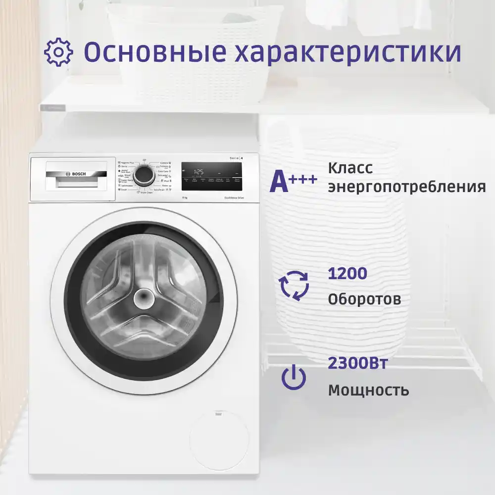 Стиральная машина BOSCH WAN24200ME