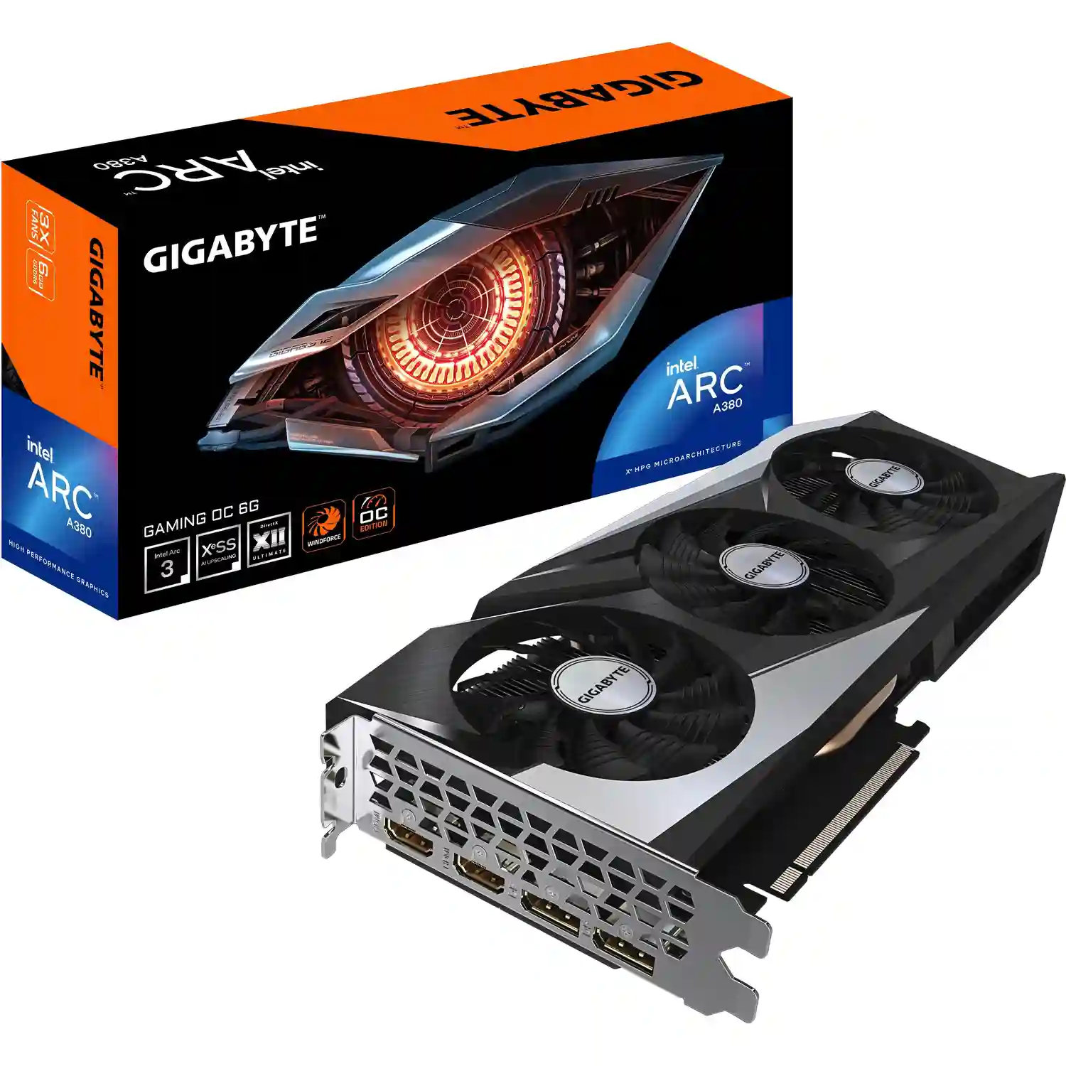 Видеокарта GIGABYTE Intel Arc A380 Gaming OC 6Gb (GV IA380GAMING OC 6GD)