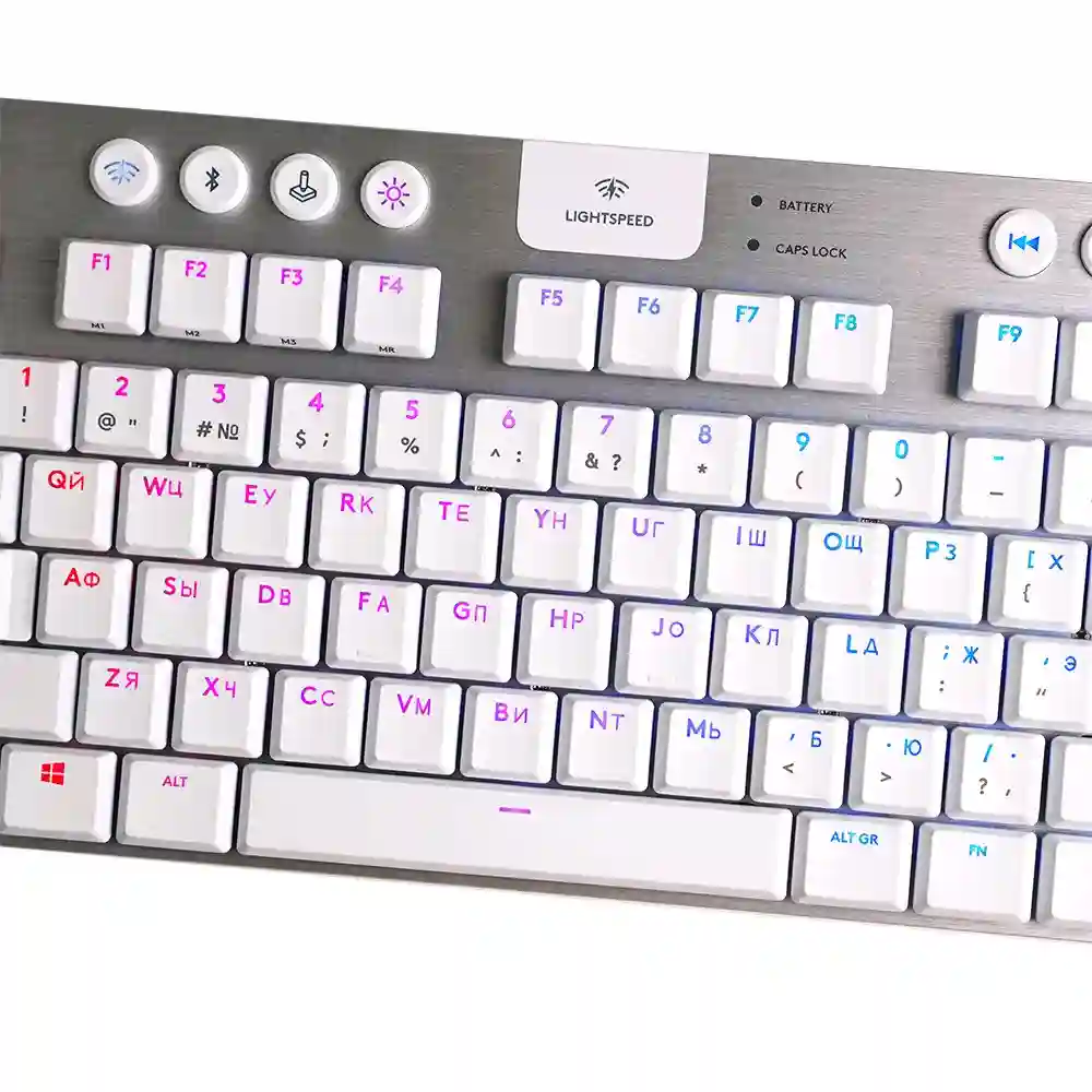 Клавиатура беспроводная LOGITECH G915 TKL Lightspeed White (920-010117)