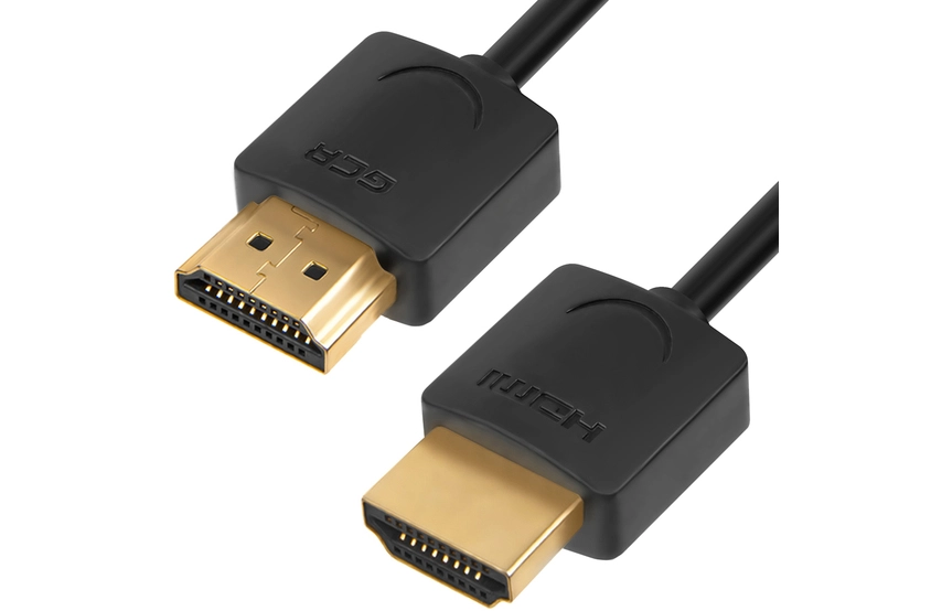 Видеокабель GREENCONNECT HDMI SLIM (GCR-51595) 1.5m, черный