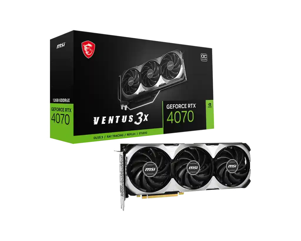 Видеокарта MSI GeForce RTX 4070 Super 12G Ventus 3X OC