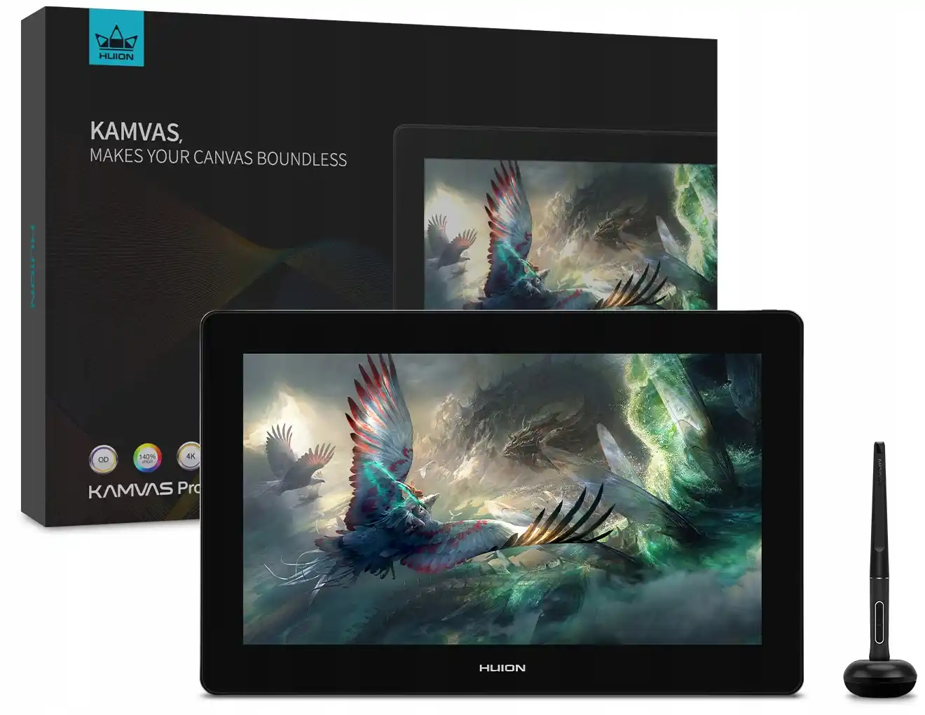 Интерактивный дисплей HUION Kamvas Pro 16 plus 4K