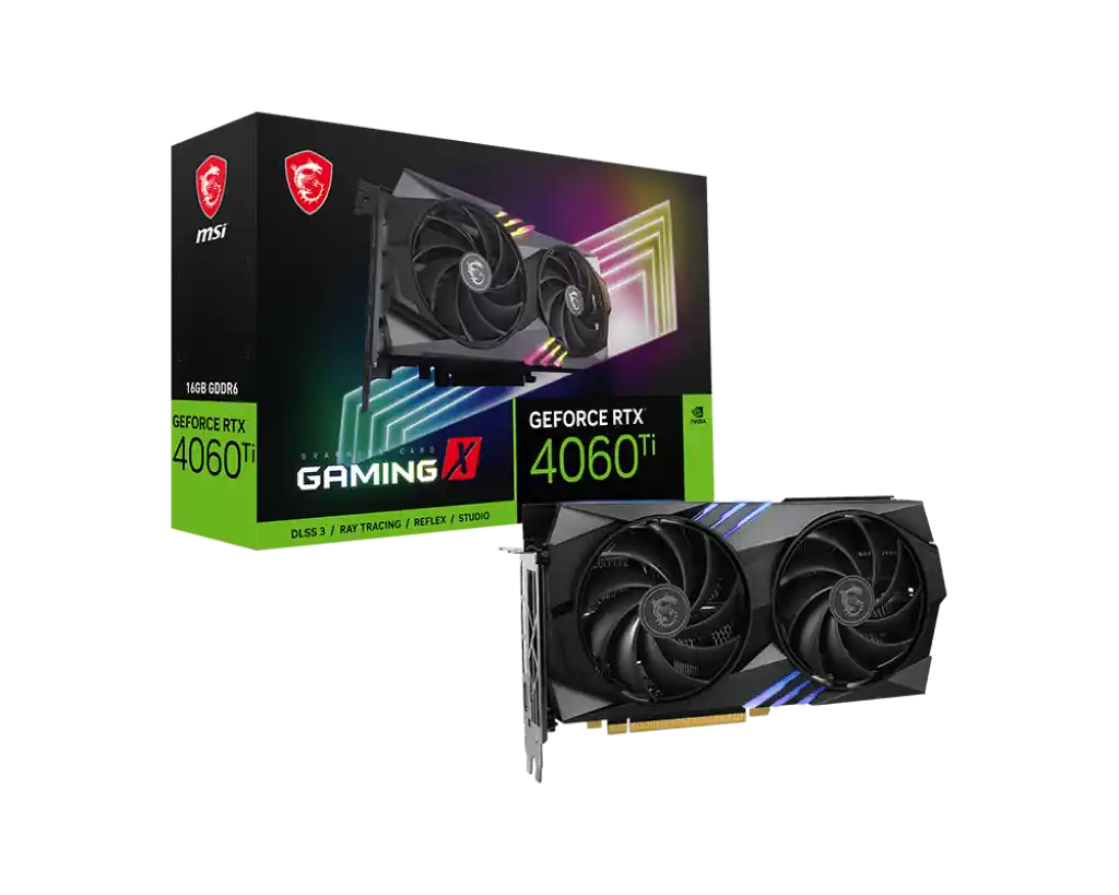 Видеокарта MSI GeForce RTX 4060 Ti Gaming X 16Gb