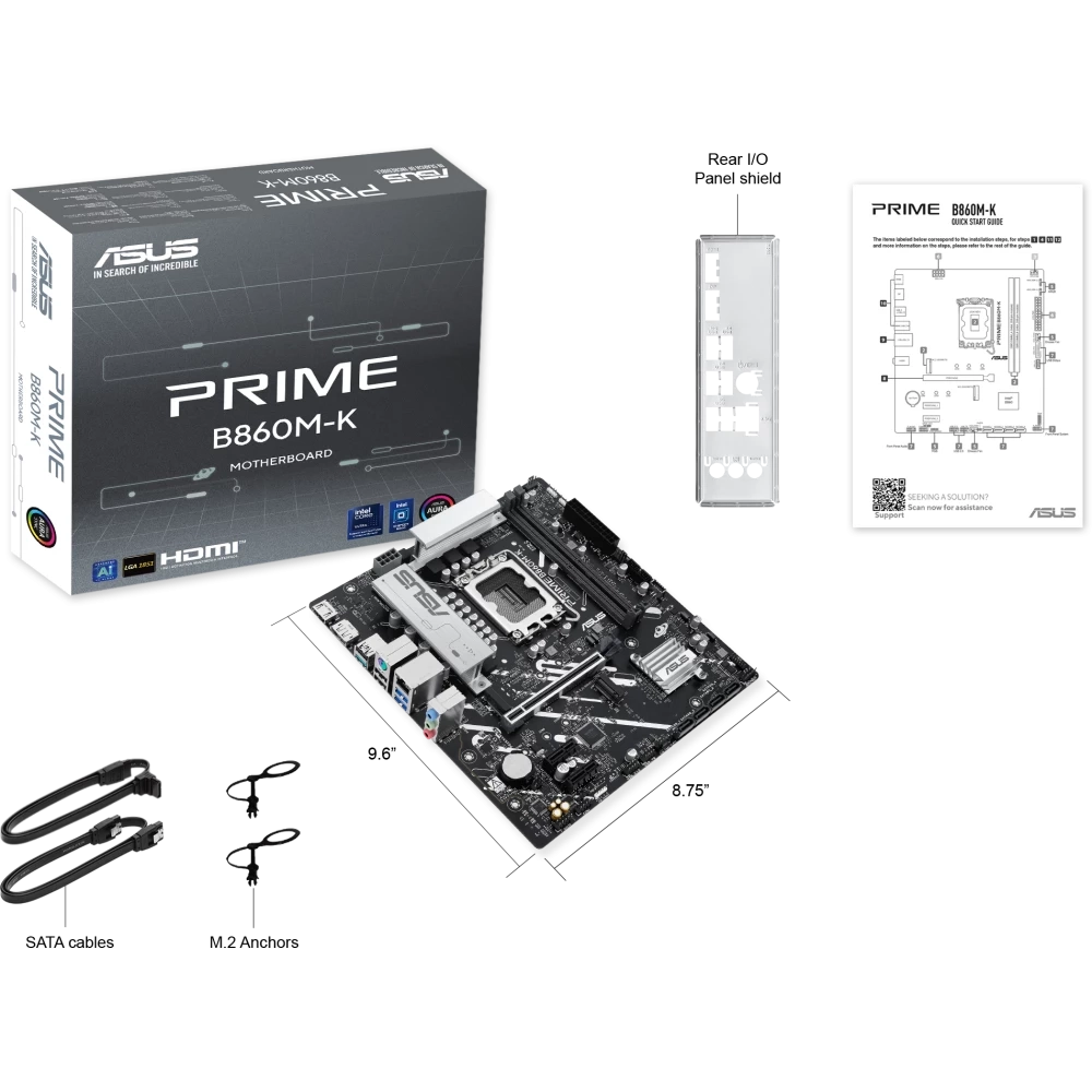 Материнская плата ASUS PRIME B860M-K (90MB1JT0-M0EAY0)