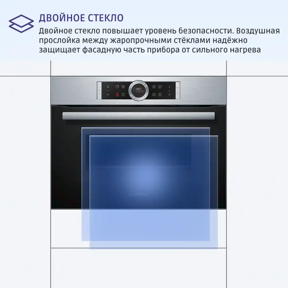 Встраиваемый духовой шкаф BOSCH CMG633BS1