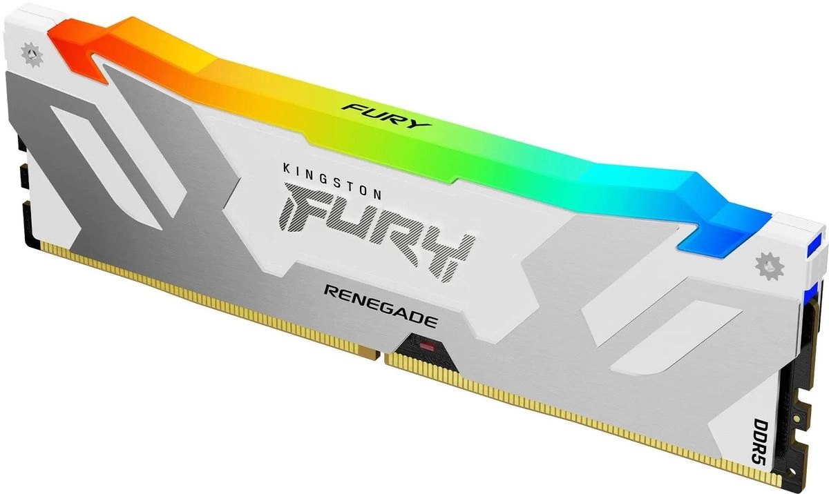 Оперативная память KINGSTON FURY Renegade RGB White DIMM DDR5 16Gb 6800 MHz (KF568C36RWA-16)