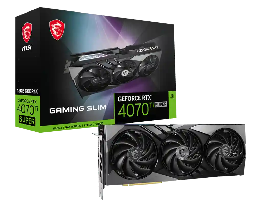 Видеокарта MSI GeForce RTX 4070 Super 12G Gaming Slim