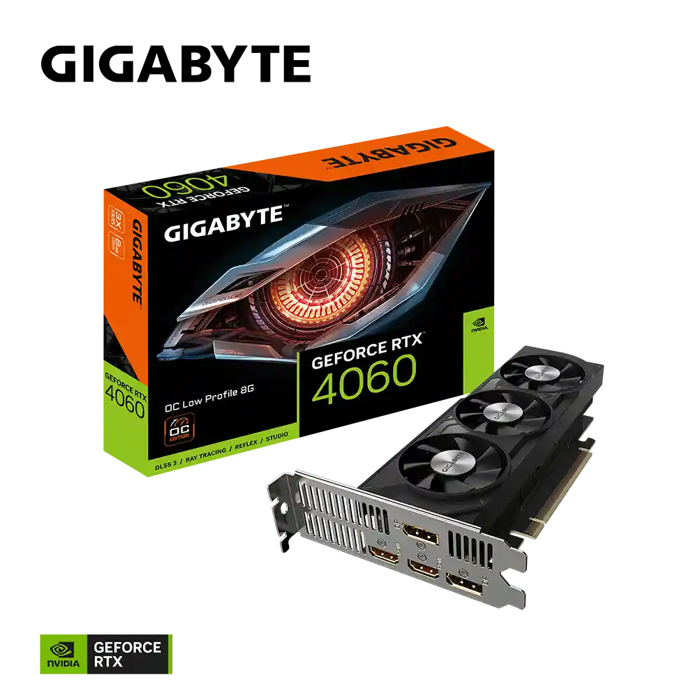 Видеокарта GIGABYTE GeForce RTX 4060 OC Low Profile (GV-N4060OC-8GL)