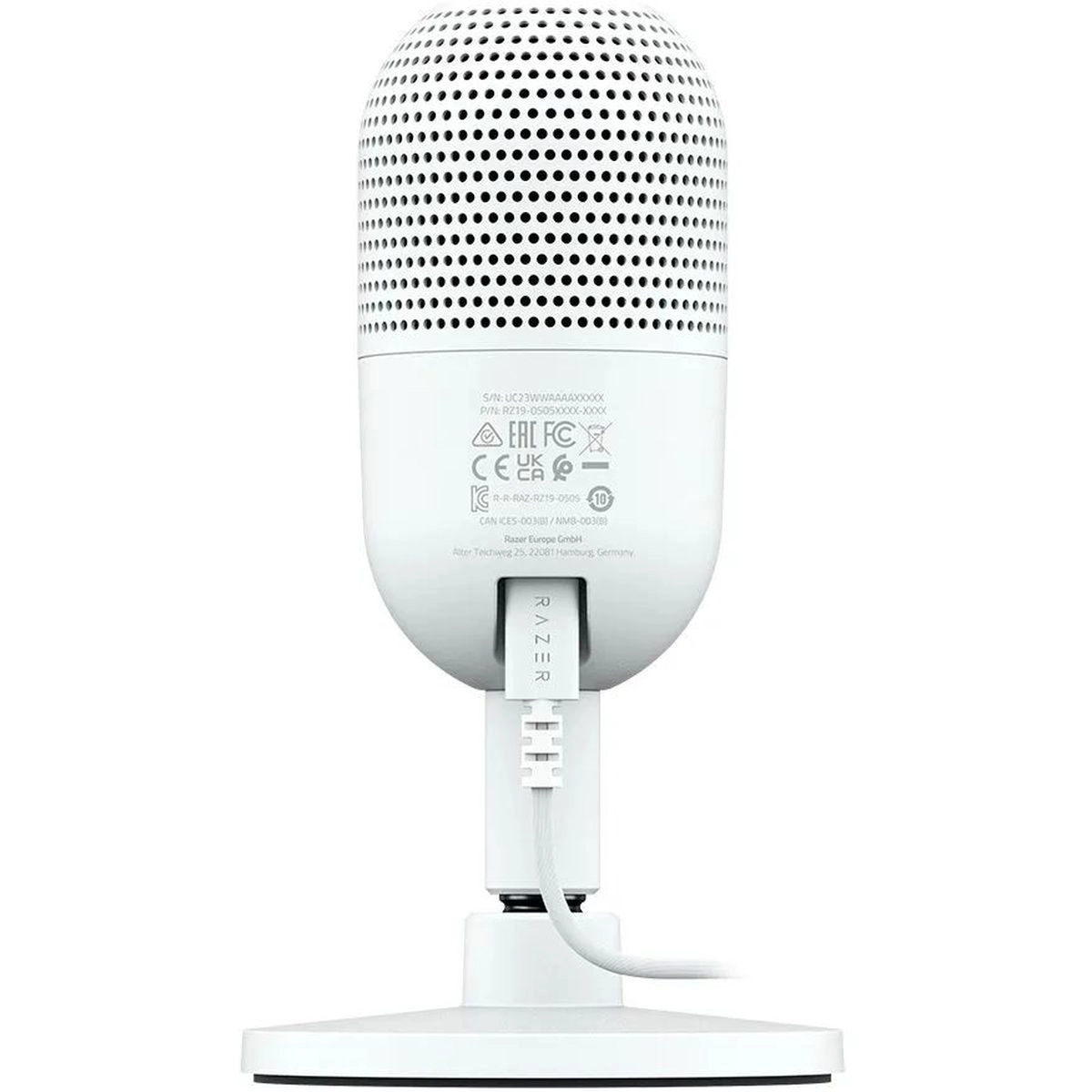 Микрофон для стрима RAZER Seiren V3 Mini White (RZ19-05050300-R3M1)