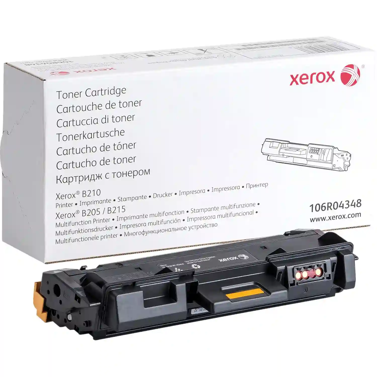 Картридж для лазерного принтера XEROX 106R04348 Black