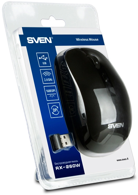 Мышь беспроводная SVEN RX-260W (SV-018160)
