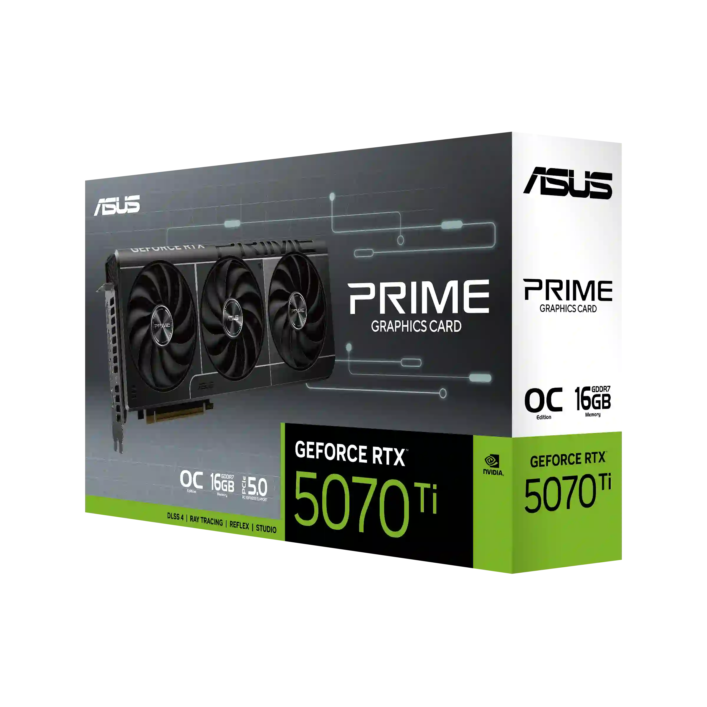 Видеокарта ASUS GeForce RTX 5070 TI PRIME OC 16GB (90YV0MF0-M0NA00)