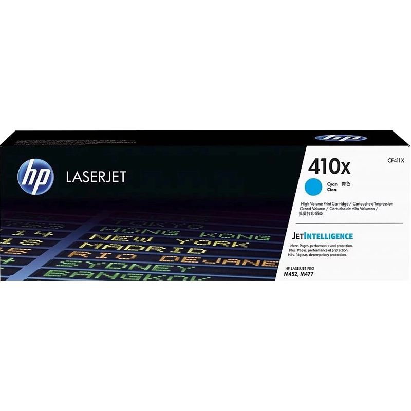 Картридж для лазерного принтера HP 410X Cyan (CF411X)