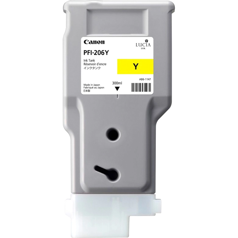 Картридж для струйного принтера CANON PFI-206 Yellow (5306B001) картридж print rite tfc450ypu1j pr 045h yellow 045h yellow 2200стр для canon lbp 611cn 613cdw 631cn 633cdw 635cx pr 045h yellow