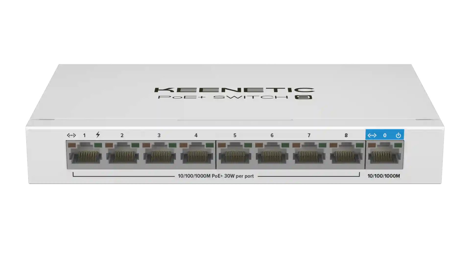 Коммутатор неуправляемый KEENETIC Keenetic PoE+ Switch 9 (KN-4710)