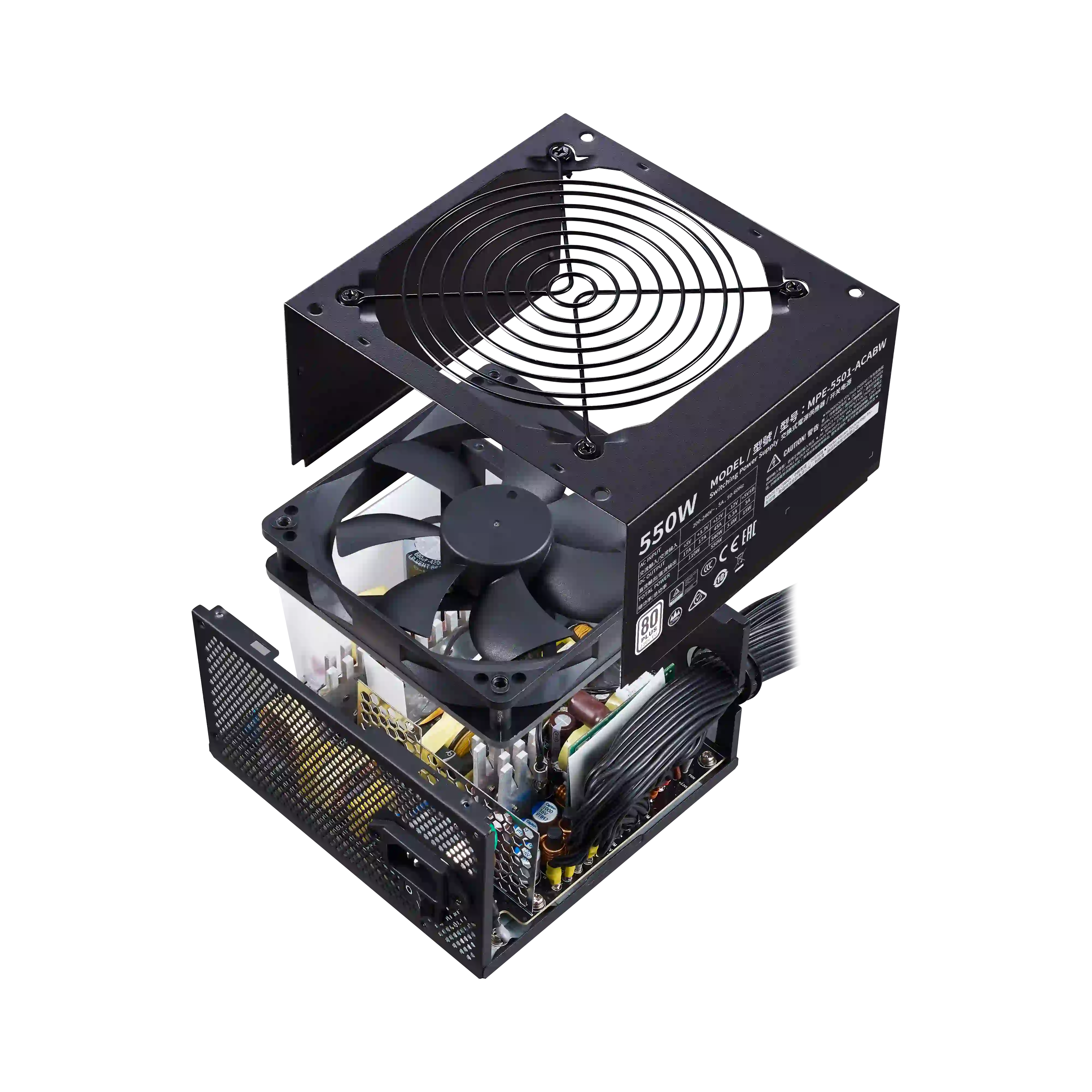 Блок питания для ПК COOLER MASTER MWE White V2 550W (MPE-5501-ACABW-EU)