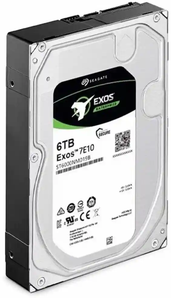 Внутренний HDD диск SEAGATE Exos 7E10 6Tb, SATA, 3.5" (ST6000NM019B)