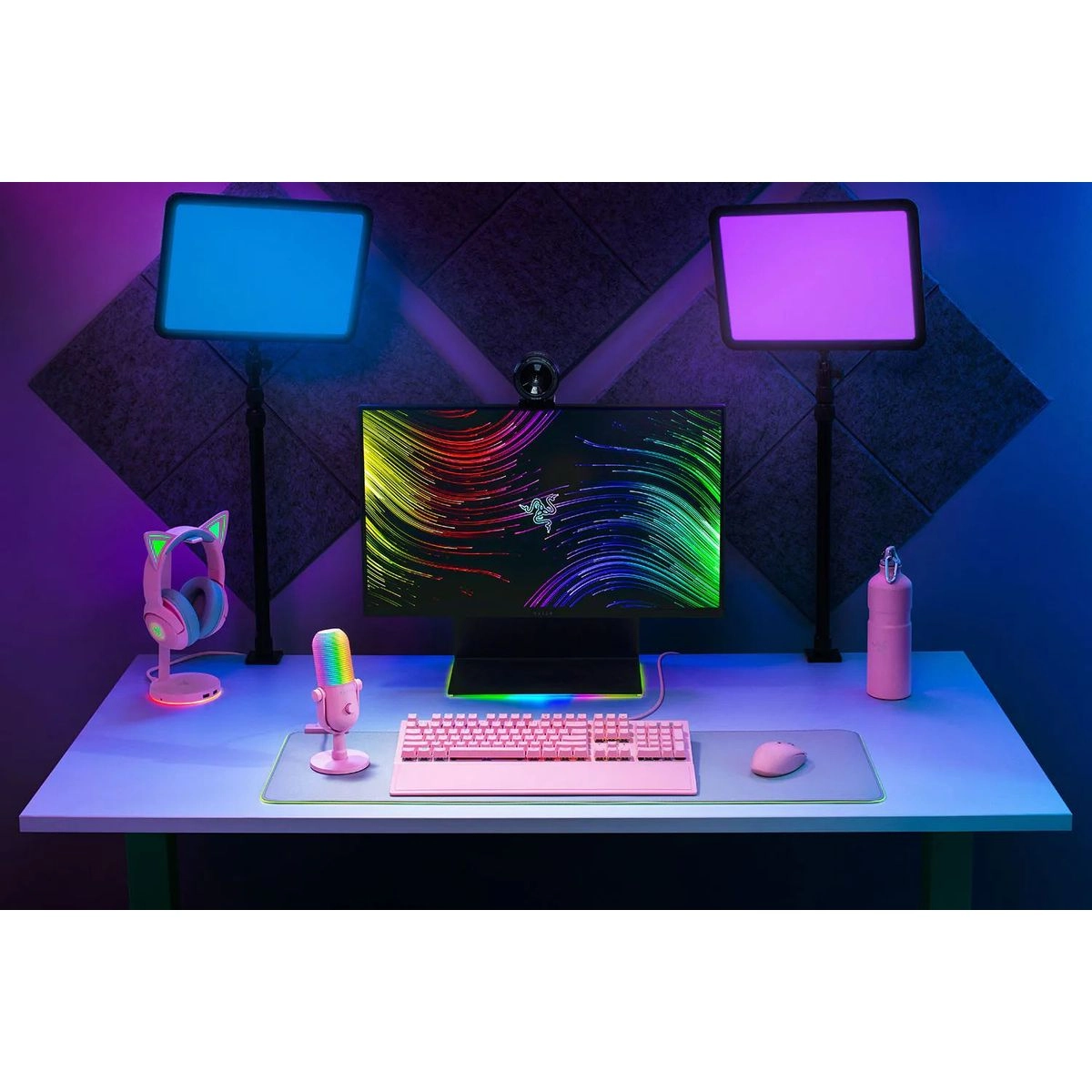 Микрофон для стрима RAZER Seiren V3 Chroma Quartz (RZ19-05060300-R3M1)