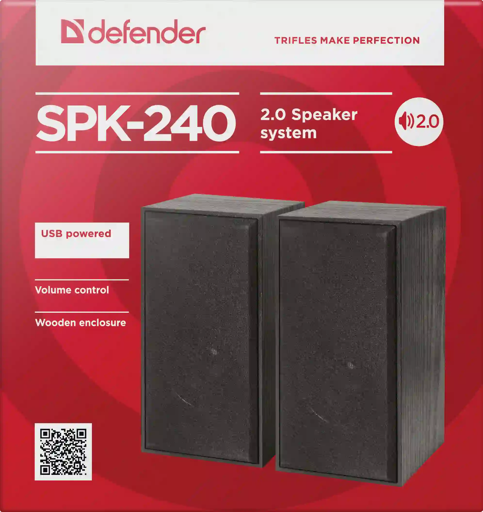 Акустическая система 2.0 DEFENDER SPK 240 (65224)