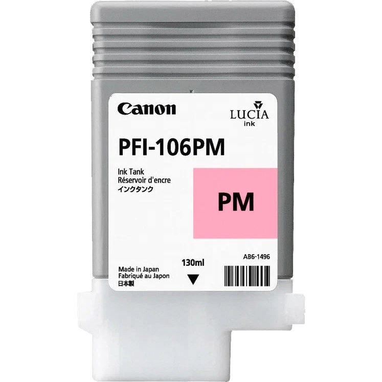 Картридж для струйного принтера CANON PFI-106PM Photo Magenta (6626B001) картридж print rite tfc450ypu1j pr 045h yellow 045h yellow 2200стр для canon lbp 611cn 613cdw 631cn 633cdw 635cx pr 045h yellow