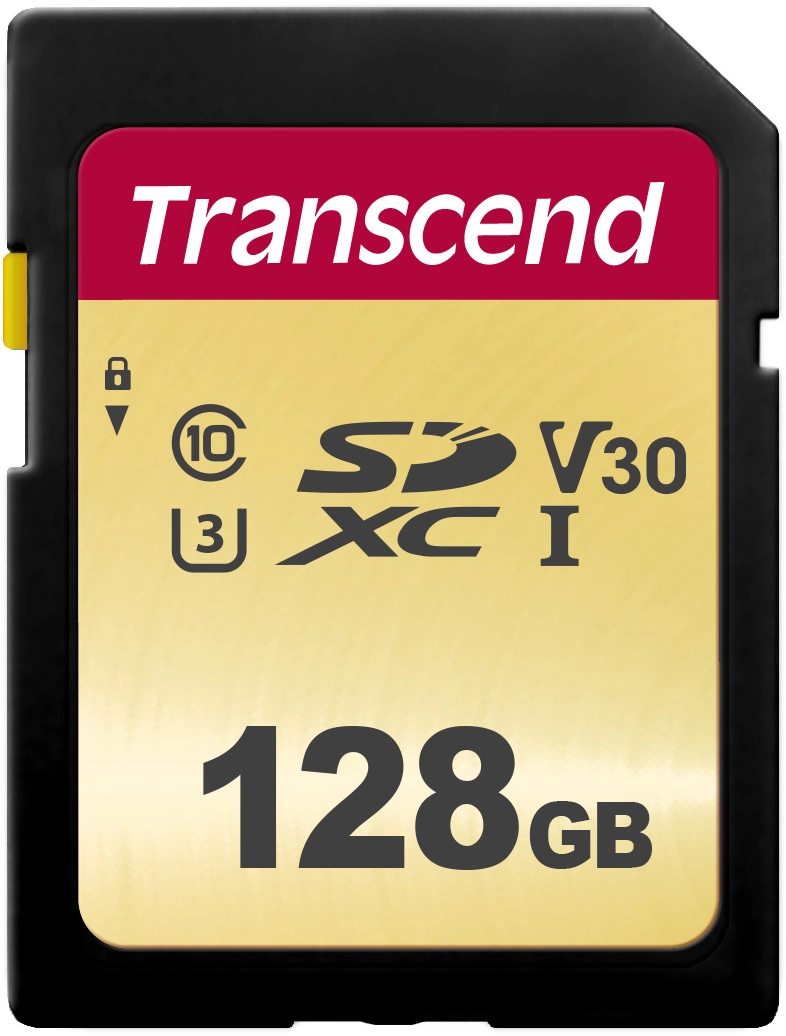Карта памяти TRANSCEND 500S SDXC 128GB TS128GSDC500S