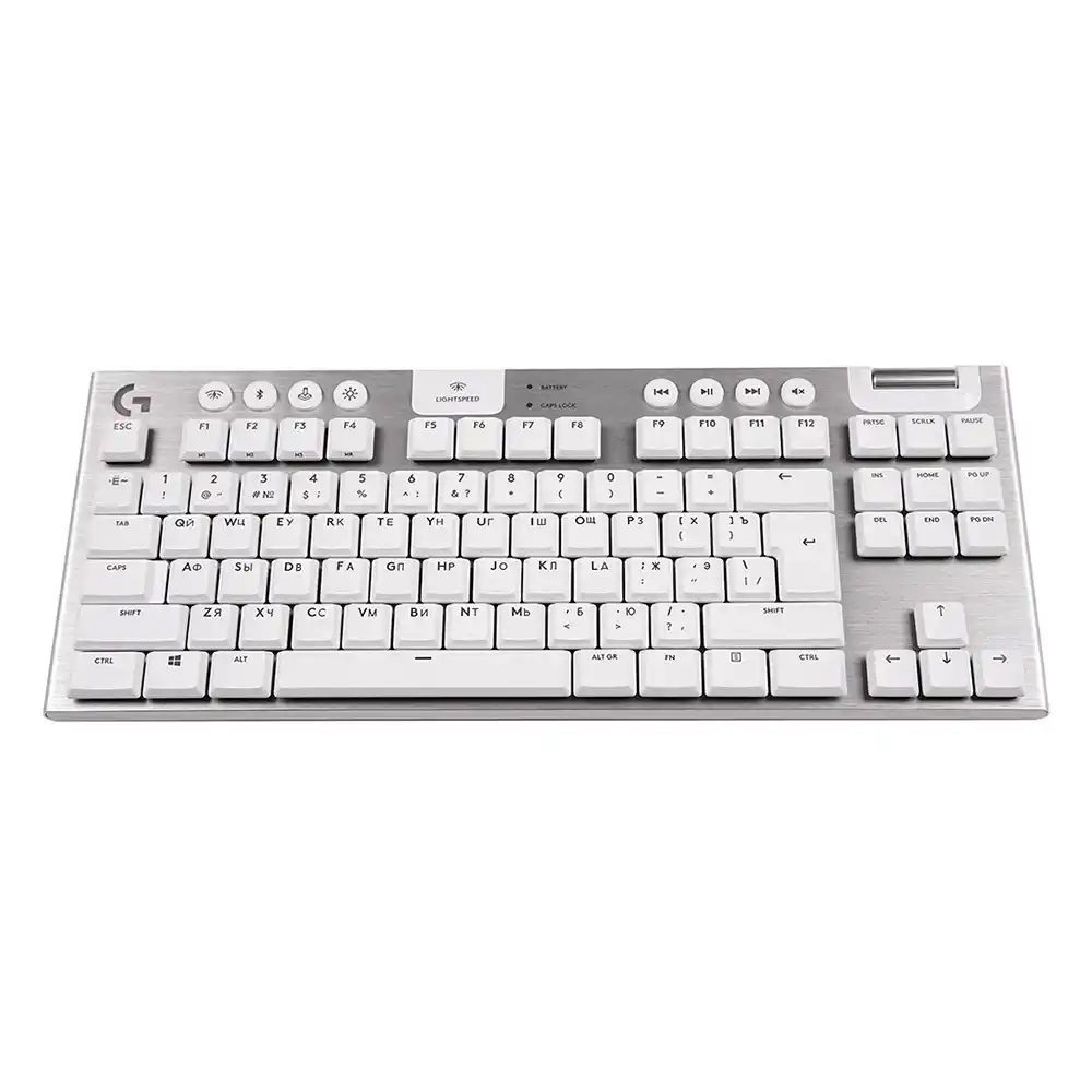 Клавиатура беспроводная LOGITECH G915 TKL Lightspeed White (920-010117)