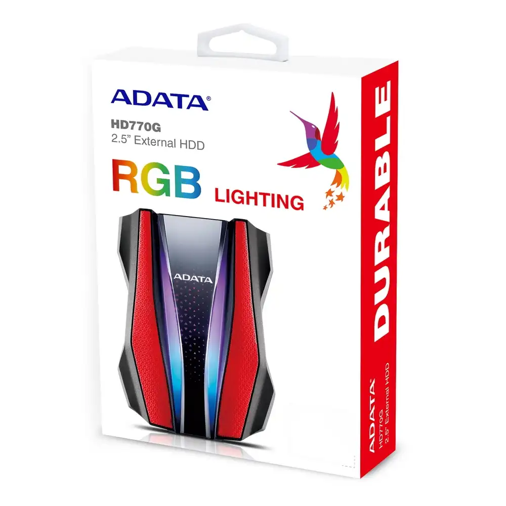 Внешний HDD диск ADATA DashDrive HD770G 1TB Red (AHD770G-1TU32G1-CRD)