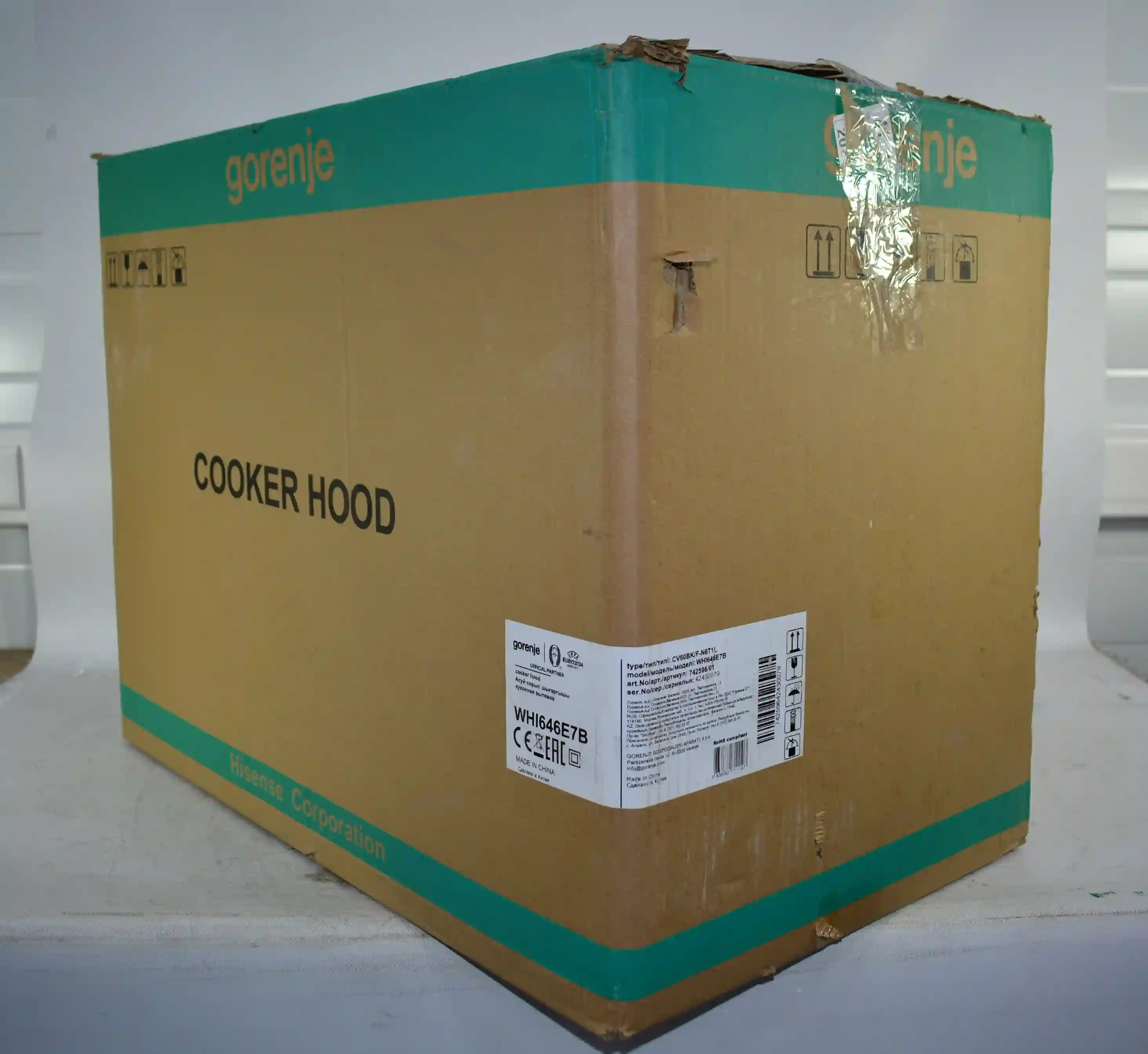 Вытяжка каминная GORENJE WHI646E7B k6 000018063