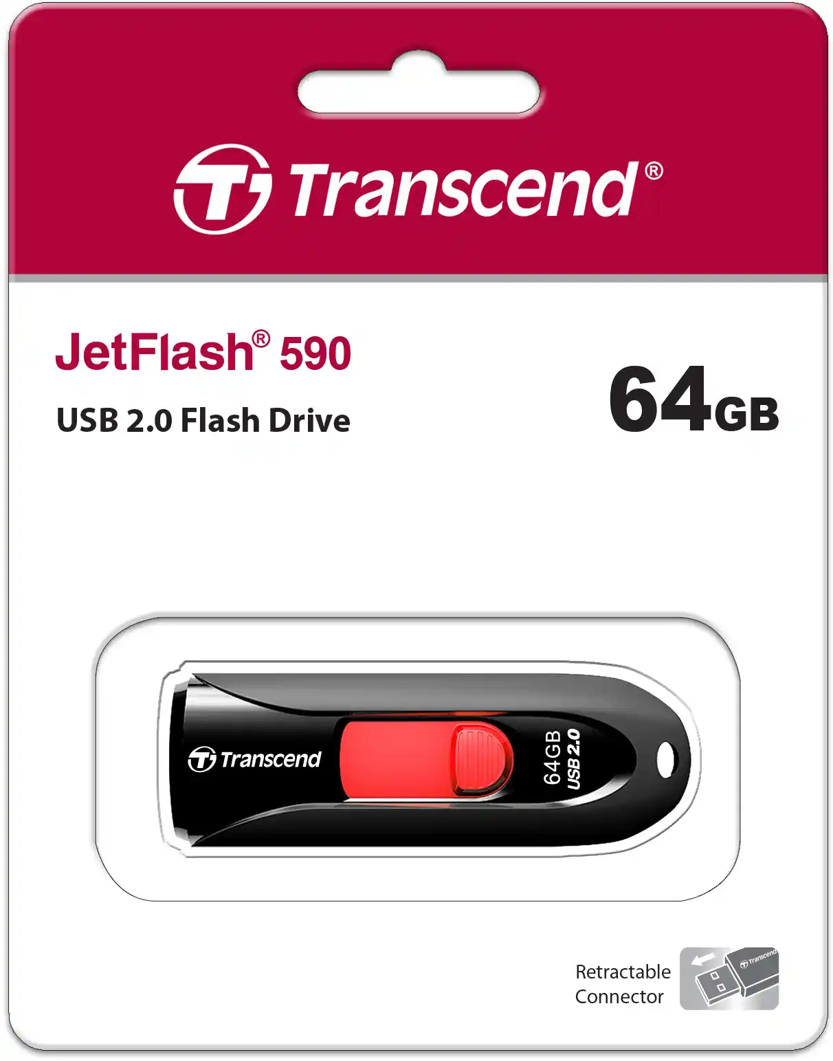 Флеш-накопитель TRANSCEND JetFlash 590 64GB (TS64GJF590K)