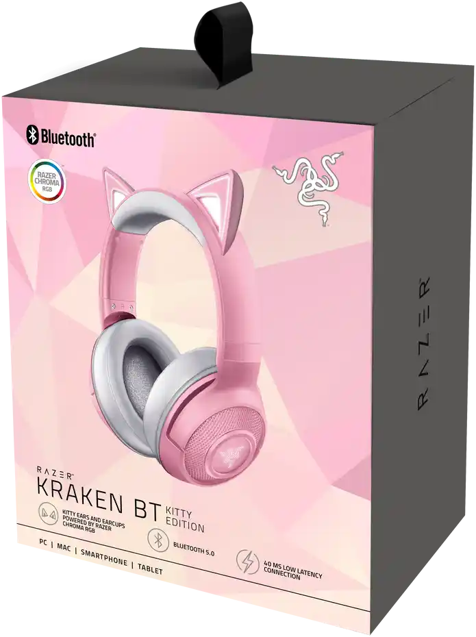 Гарнитура игровая RAZER Kraken BT Kitty Edition Quartz Pink (RZ04-03520100-R3M1)