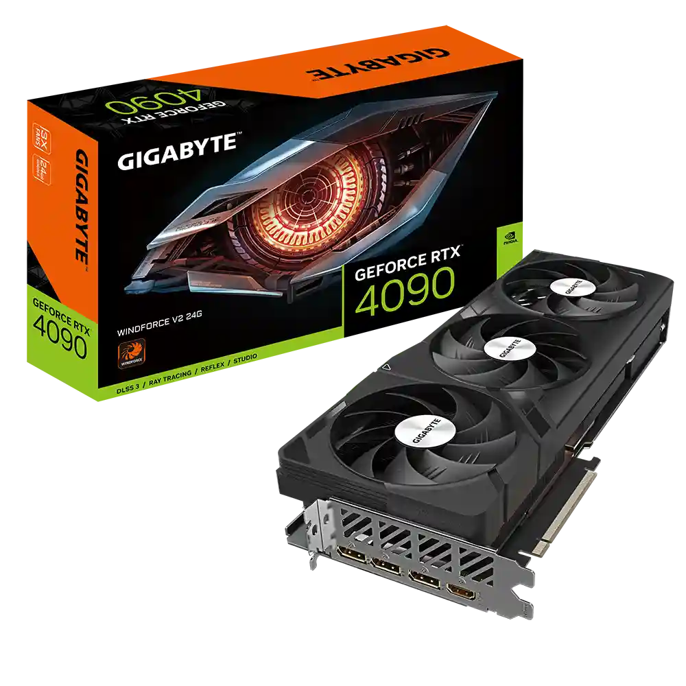 Видеокарта GIGABYTE GeForce RTX 4090 Windforce V2 24Gb (GV-N4090WF3V2-24GD) PI