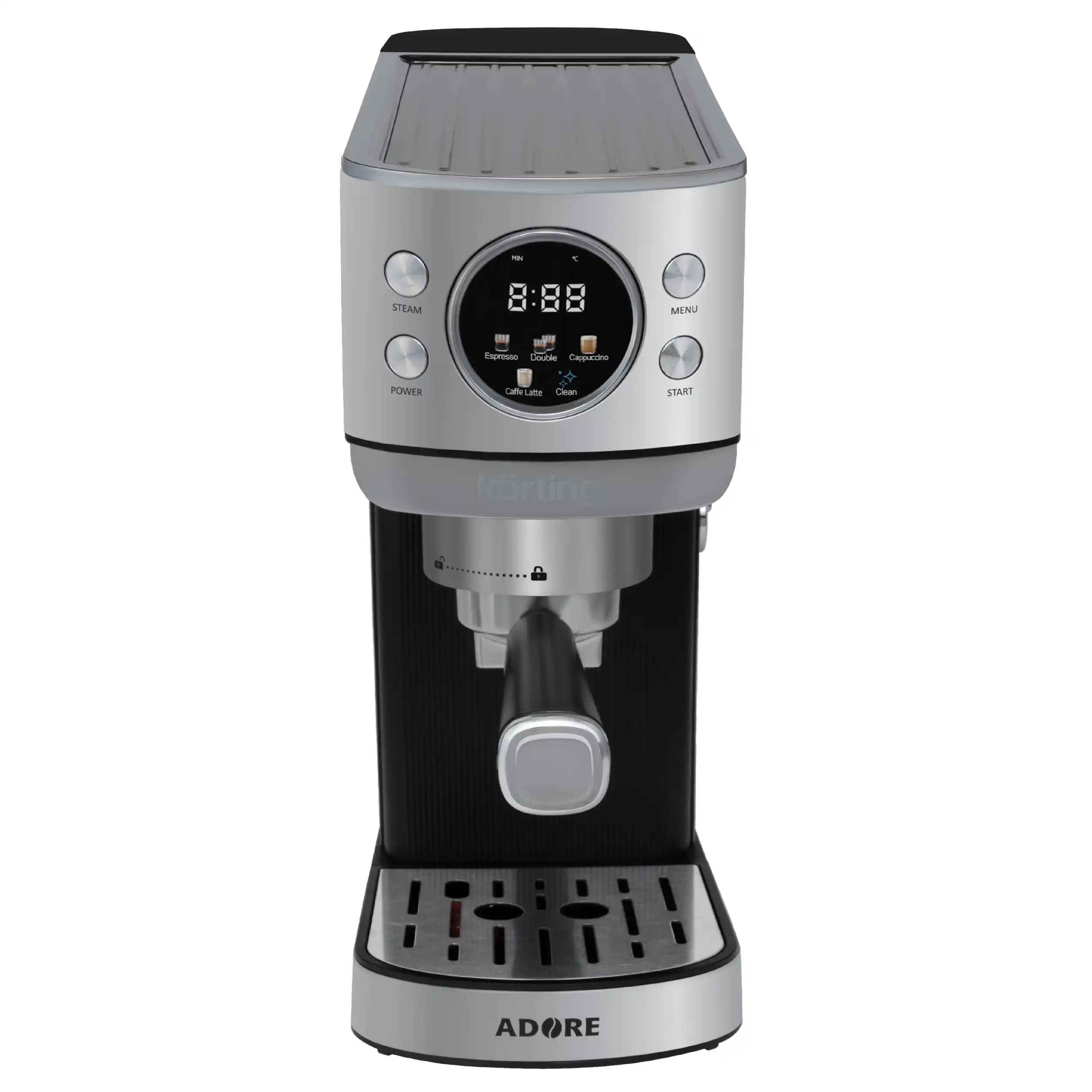 Кофеварка KORTING KCM 1006 T Adore, нержавеющая сталь